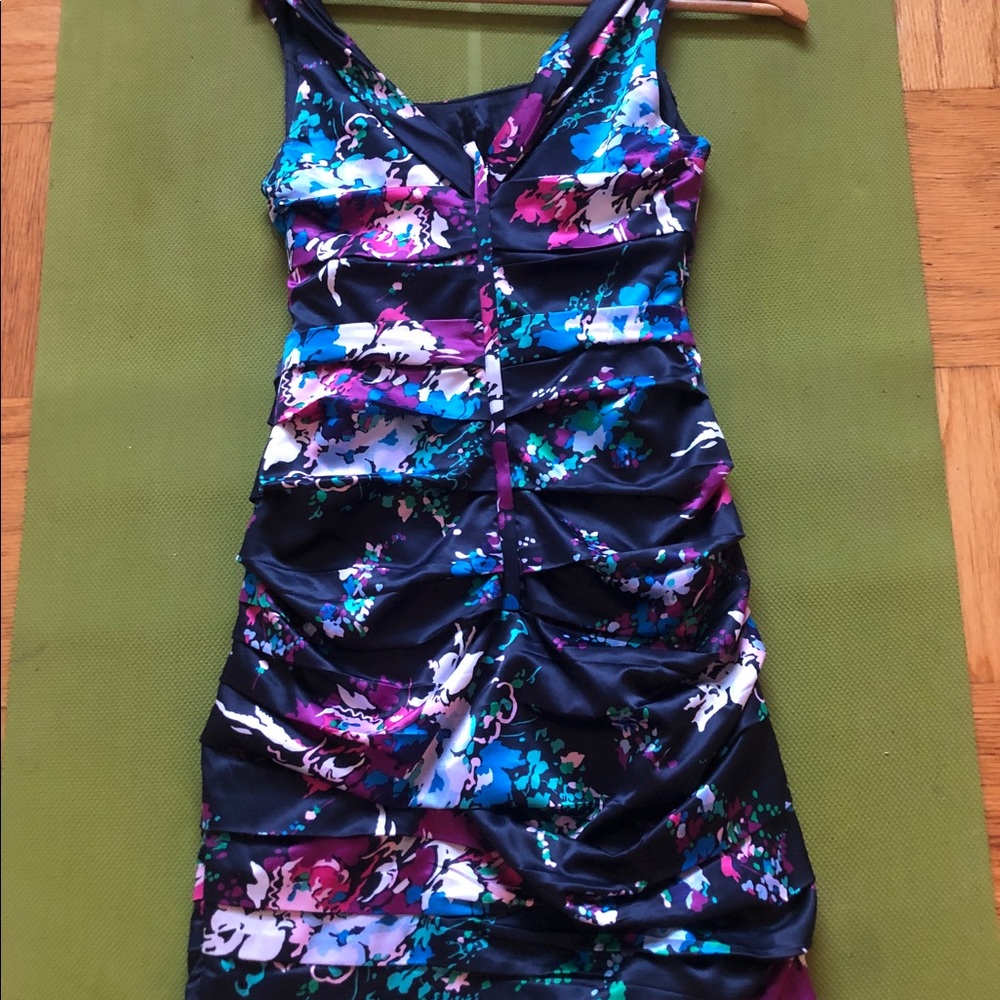 Beautifully patterned Express cocktail dress